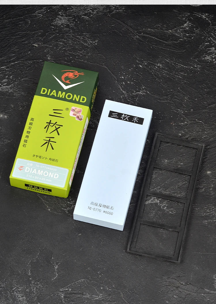 High-end traditional Japanese whetstone sharpening