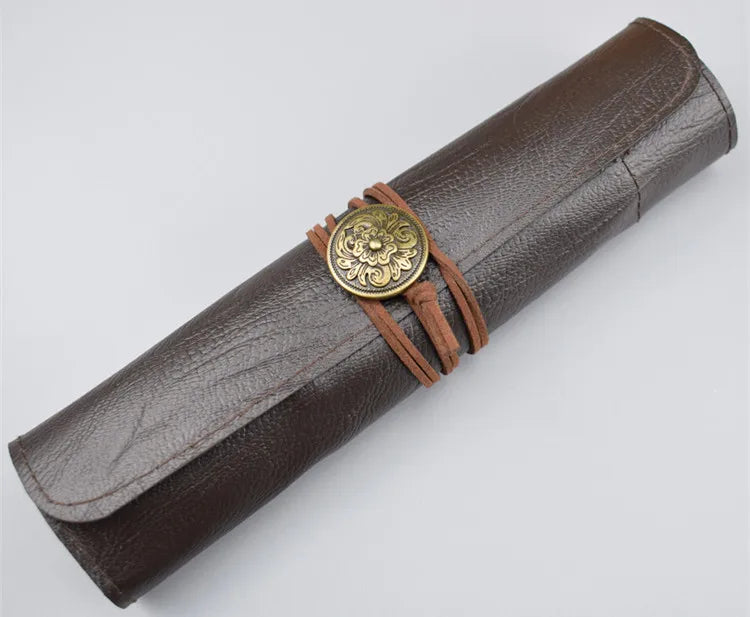 Portable pocket knives roll-up bag / Wrap organizer pouch (variant)