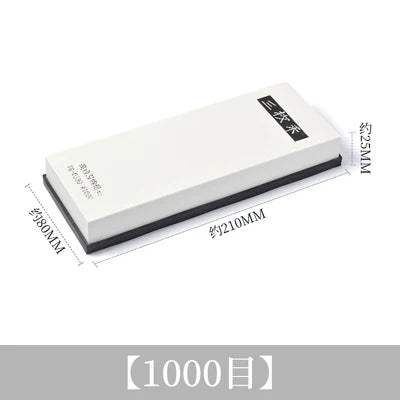 High-end traditional Japanese whetstone sharpening