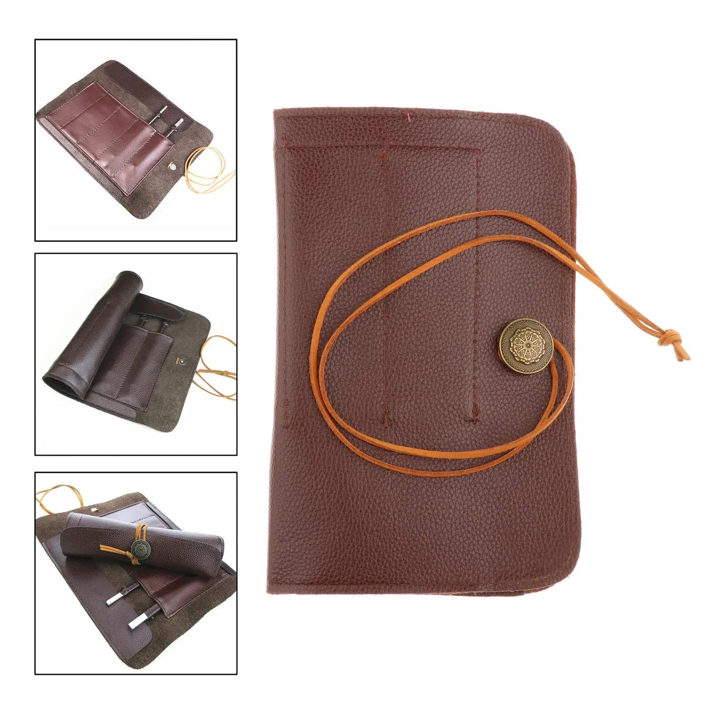 Portable pocket knives roll-up bag / Wrap organizer pouch (depending on availability)