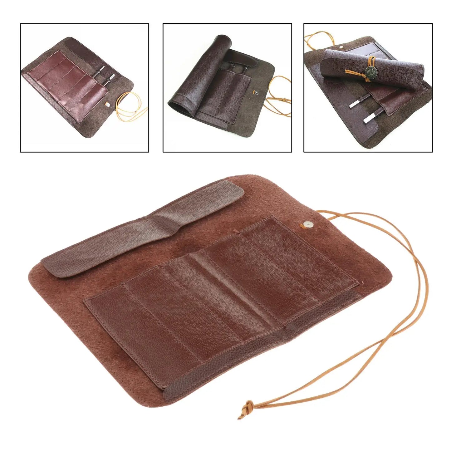 Portable pocket knives roll-up bag / Wrap organizer pouch (depending on availability)