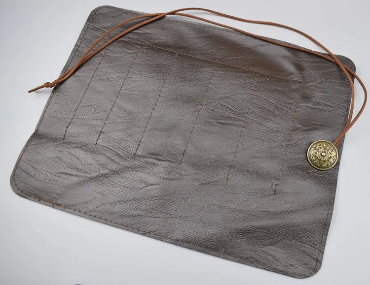 Portable pocket knives roll-up bag / Wrap organizer pouch (variant)