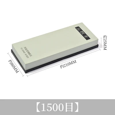 High-end traditional Japanese whetstone sharpening