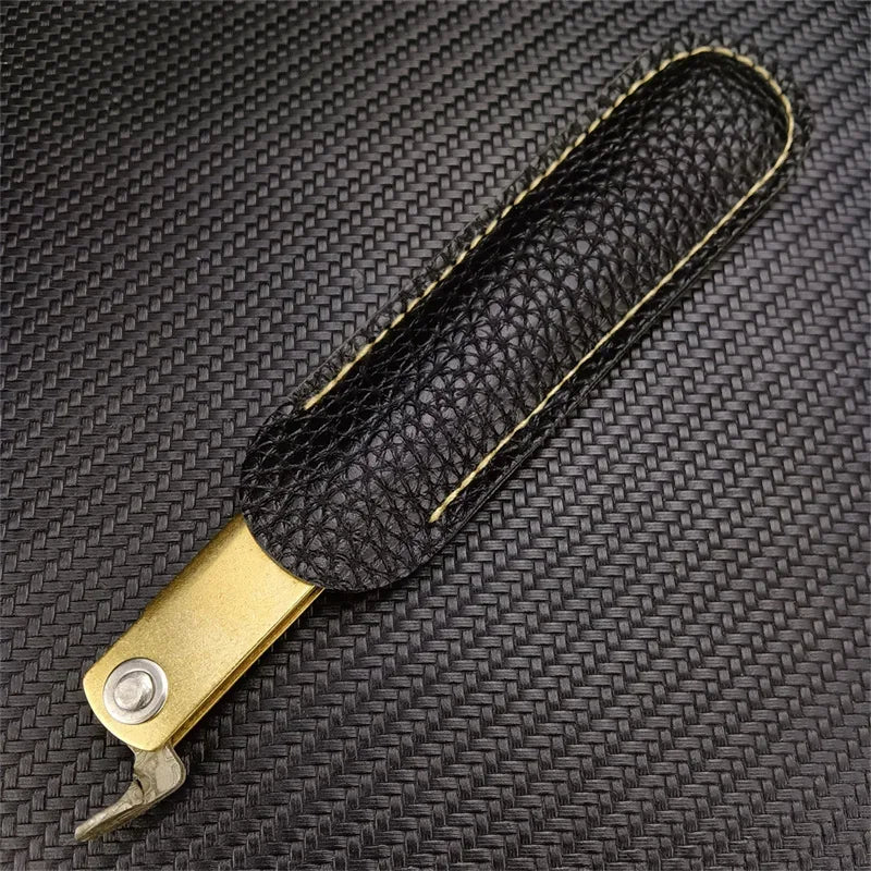 Japanese Handmade Higonokami Mini Pocket Knife VG10 Damascus Blade Brass Handle Sharp Outdoor Folding knife Hunting EDC Knives