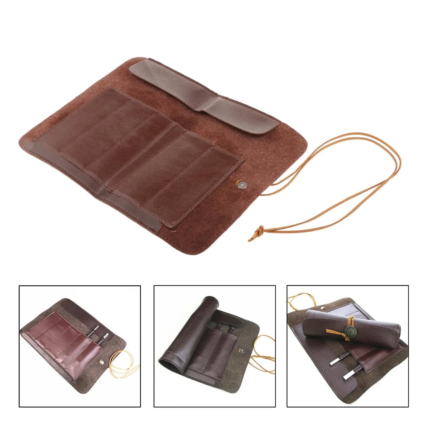 Portable pocket knives roll-up bag / Wrap organizer pouch (depending on availability)